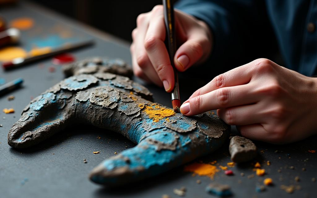 Professional Hand Painting Process